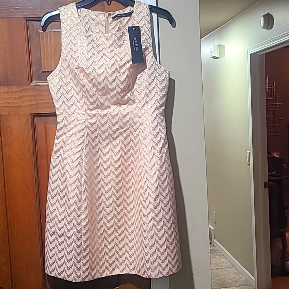 Pink & Rose Gold Dress